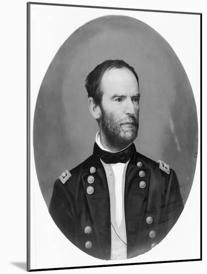 General William Sherman, c.1865-American School-Mounted Giclee Print