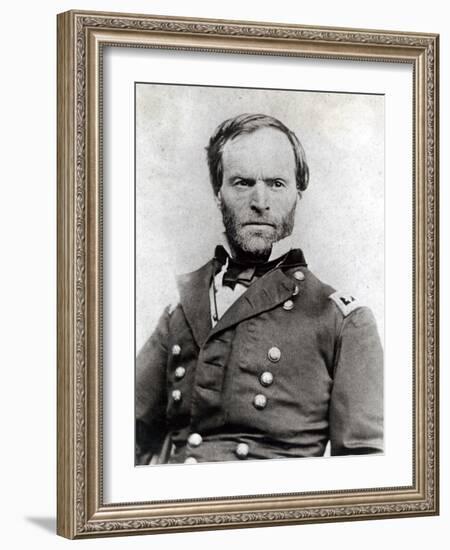 General William Tecumseh Sherman (1820-91)-null-Framed Photographic Print