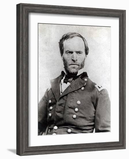 General William Tecumseh Sherman (1820-91)-null-Framed Photographic Print