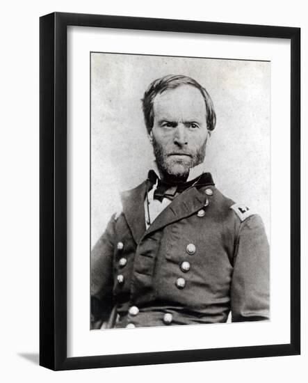 General William Tecumseh Sherman (1820-91)-null-Framed Photographic Print