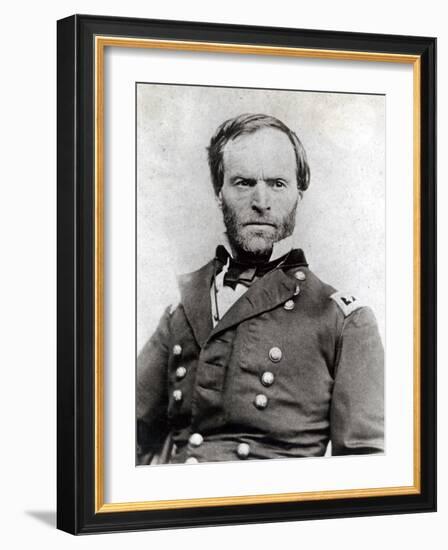 General William Tecumseh Sherman (1820-91)-null-Framed Photographic Print