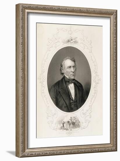 General Zachary Taylor from "The History of the United States", Vol. II-Mathew Brady-Framed Giclee Print