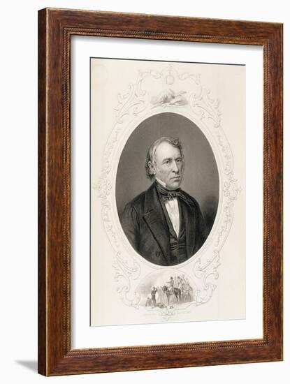 General Zachary Taylor from "The History of the United States", Vol. II-Mathew Brady-Framed Giclee Print