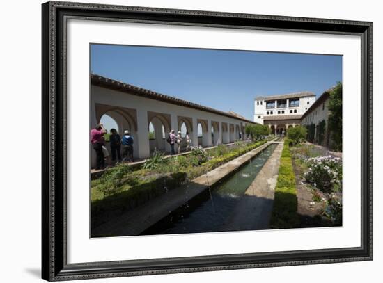 Generalife, Alhambra, Granada, Province of Granada, Andalusia, Spain-Michael Snell-Framed Photographic Print