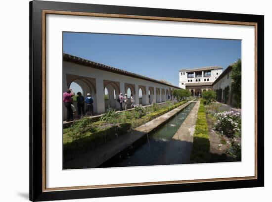 Generalife, Alhambra, Granada, Province of Granada, Andalusia, Spain-Michael Snell-Framed Photographic Print