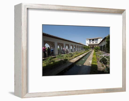 Generalife, Alhambra, Granada, Province of Granada, Andalusia, Spain-Michael Snell-Framed Photographic Print