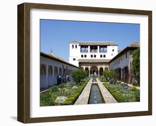 Generalife, Alhambra Palace, UNESCO World Heritage Site, Granada, Andalucia, Spain, Europe-Jeremy Lightfoot-Framed Photographic Print