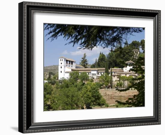 Generalife, Alhambra Palace, UNESCO World Heritage Site, Granada, Andalucia, Spain, Europe-null-Framed Photographic Print