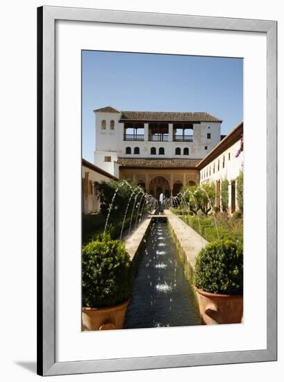 Generalife Gardens, Alhambra Palace, UNESCO World Heritage Site, Granada, Andalucia, Spain, Europe-Yadid Levy-Framed Photographic Print