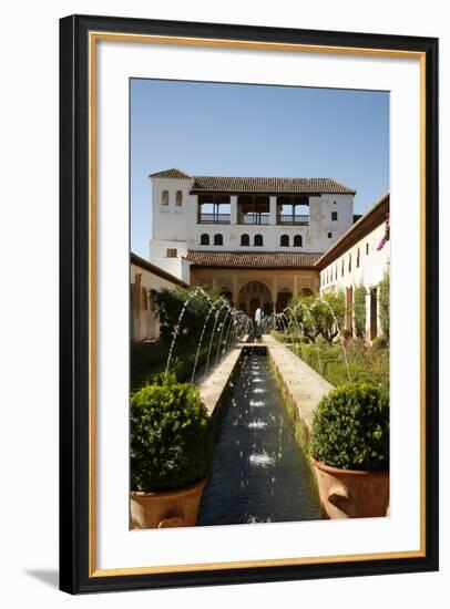 Generalife Gardens, Alhambra Palace, UNESCO World Heritage Site, Granada, Andalucia, Spain, Europe-Yadid Levy-Framed Photographic Print