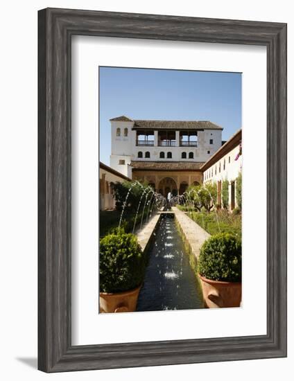 Generalife Gardens, Alhambra Palace, UNESCO World Heritage Site, Granada, Andalucia, Spain, Europe-Yadid Levy-Framed Photographic Print