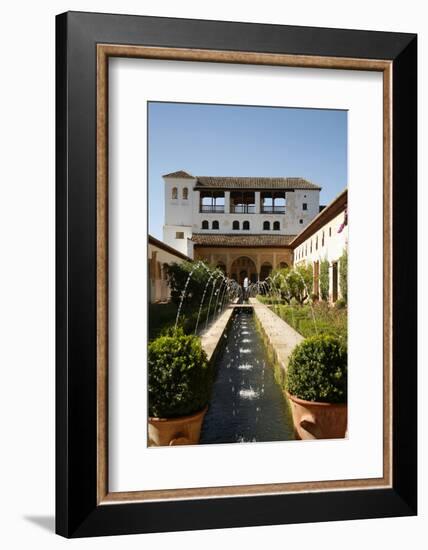 Generalife Gardens, Alhambra Palace, UNESCO World Heritage Site, Granada, Andalucia, Spain, Europe-Yadid Levy-Framed Photographic Print