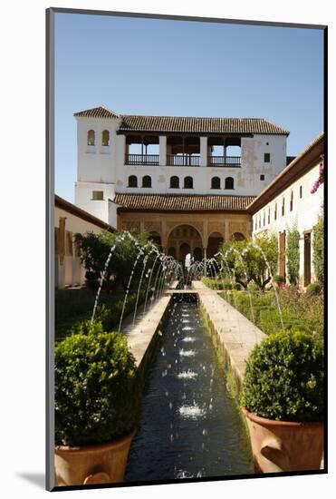 Generalife Gardens, Alhambra Palace, UNESCO World Heritage Site, Granada, Andalucia, Spain, Europe-Yadid Levy-Mounted Photographic Print