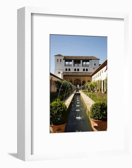 Generalife Gardens, Alhambra Palace, UNESCO World Heritage Site, Granada, Andalucia, Spain, Europe-Yadid Levy-Framed Photographic Print