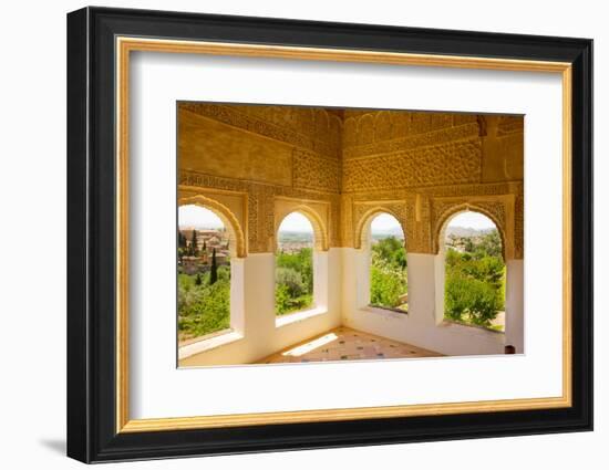 Generalife Windows Granada, Spain-neirfy-Framed Photographic Print