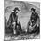 Generals Grant and Pemberton Negotiating the Surrender of Vicksburg, American Civil War, 1863-null-Mounted Giclee Print