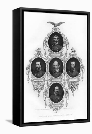 Generals of the Confederate Army, 1862-1867-J Rogers-Framed Premier Image Canvas