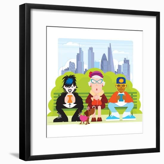 Generation X-Nick Diggory-Framed Giclee Print