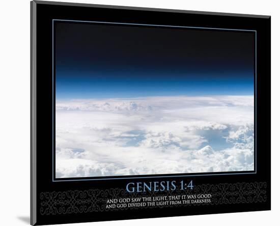 Genesis 1:4-null-Mounted Art Print