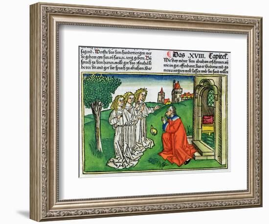 Genesis 18:2: Abraham and the three angels-Unknown-Framed Giclee Print