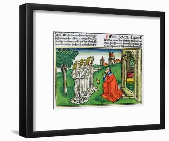 Genesis 18:2: Abraham and the three angels-Unknown-Framed Giclee Print