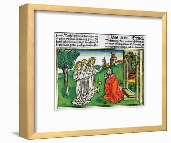 Genesis 18:2: Abraham and the three angels-Unknown-Framed Giclee Print