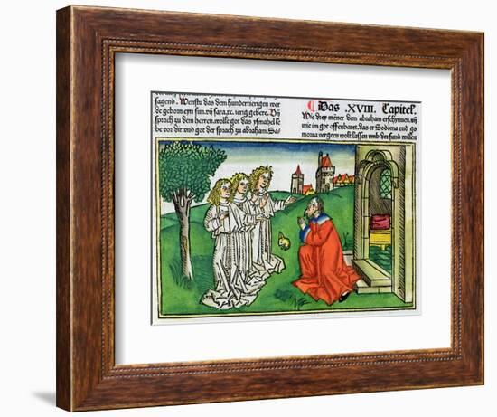 Genesis 18:2: Abraham and the three angels-Unknown-Framed Giclee Print