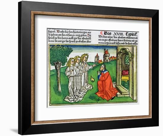 Genesis 18:2: Abraham and the three angels-Unknown-Framed Giclee Print