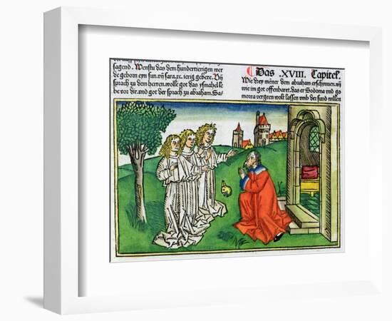 Genesis 18:2: Abraham and the three angels-Unknown-Framed Giclee Print