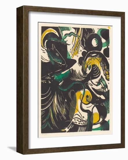 Genesis II (Schopfungsgeschichte II), 1914-Franz Marc-Framed Giclee Print