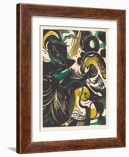 Genesis II (Schopfungsgeschichte II), 1914-Franz Marc-Framed Giclee Print