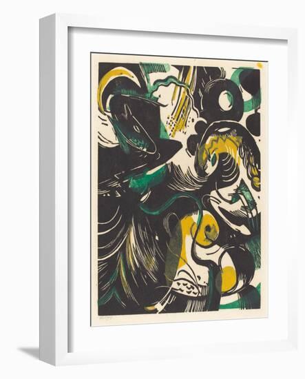 Genesis II (Schopfungsgeschichte II), 1914-Franz Marc-Framed Giclee Print