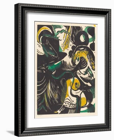 Genesis II (Schopfungsgeschichte II), 1914-Franz Marc-Framed Giclee Print