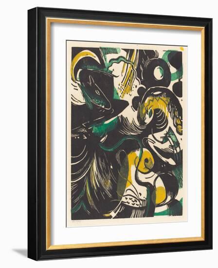 Genesis II (Schopfungsgeschichte II), 1914-Franz Marc-Framed Giclee Print