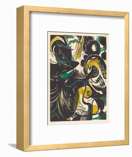 Genesis II (Schopfungsgeschichte II), 1914-Franz Marc-Framed Giclee Print