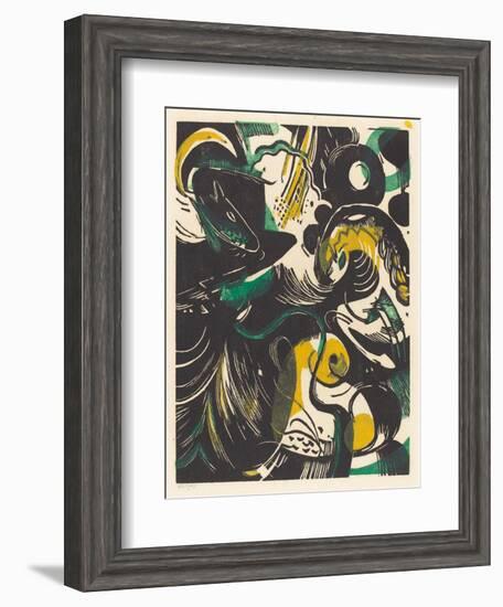 Genesis II (Schopfungsgeschichte II), 1914-Franz Marc-Framed Giclee Print