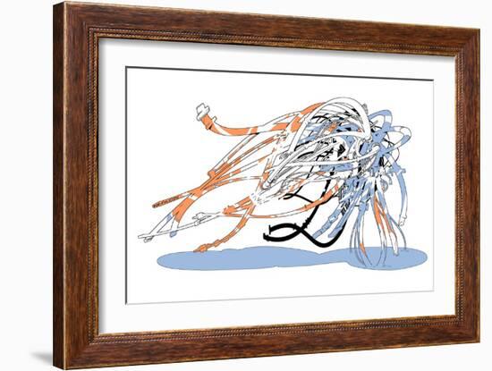 Genesis Worm-HR-FM-Framed Art Print