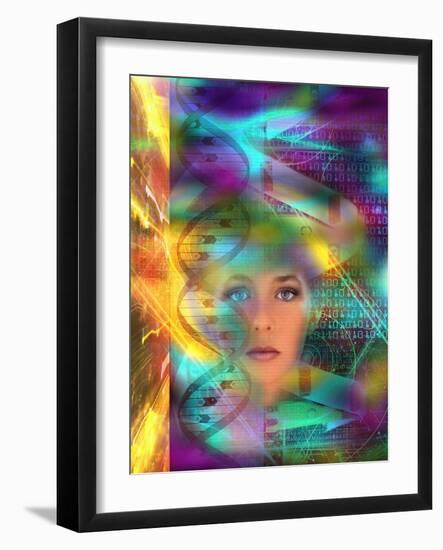 Genetic Code-Mehau Kulyk-Framed Photographic Print