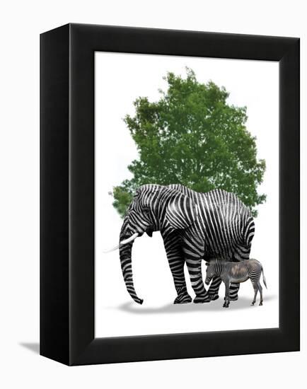 Genetic Engineering, Conceptual Image-Victor Habbick-Framed Premier Image Canvas