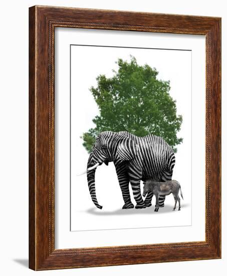 Genetic Engineering, Conceptual Image-Victor Habbick-Framed Photographic Print