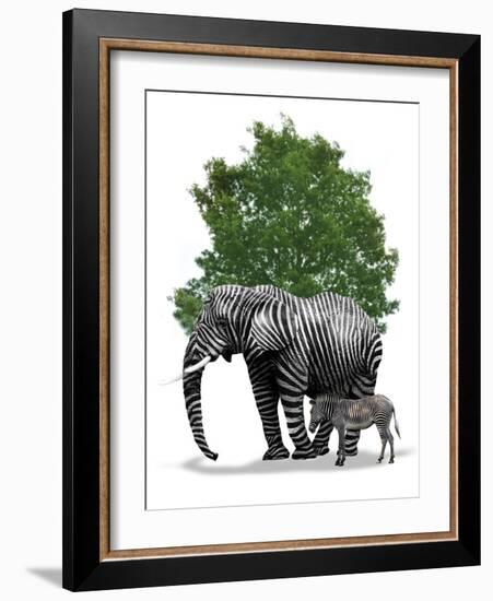 Genetic Engineering, Conceptual Image-Victor Habbick-Framed Photographic Print