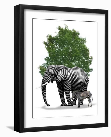 Genetic Engineering, Conceptual Image-Victor Habbick-Framed Photographic Print