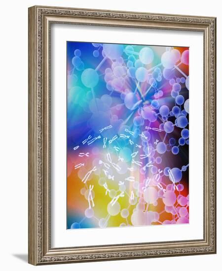 Genetic Factors In Diabetes-PASIEKA-Framed Photographic Print