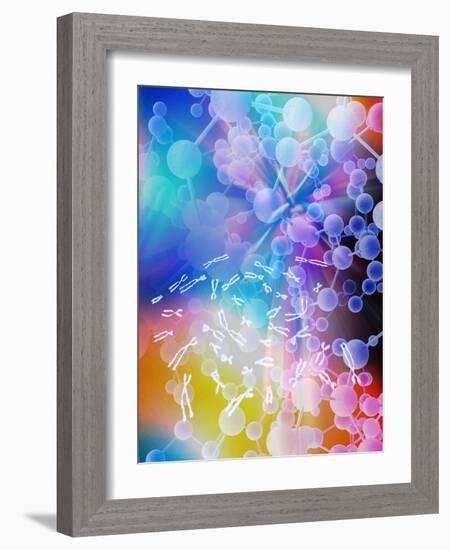 Genetic Factors In Diabetes-PASIEKA-Framed Photographic Print