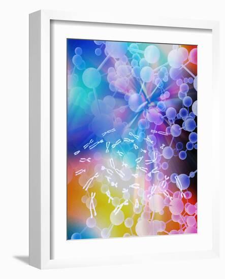 Genetic Factors In Diabetes-PASIEKA-Framed Photographic Print