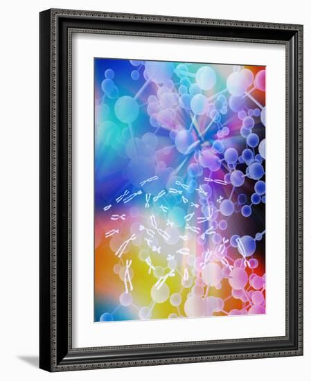 Genetic Factors In Diabetes-PASIEKA-Framed Photographic Print