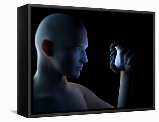 Genetic Research, Conceptual Artwork-SCIEPRO-Framed Premier Image Canvas