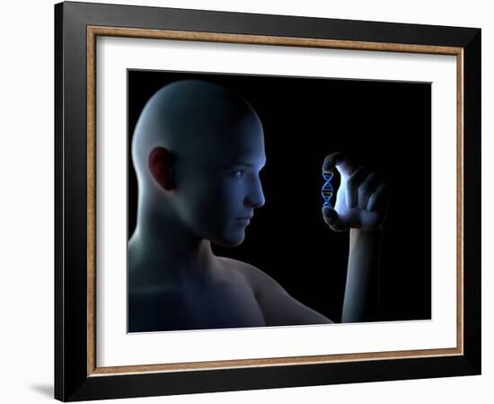 Genetic Research, Conceptual Artwork-SCIEPRO-Framed Photographic Print