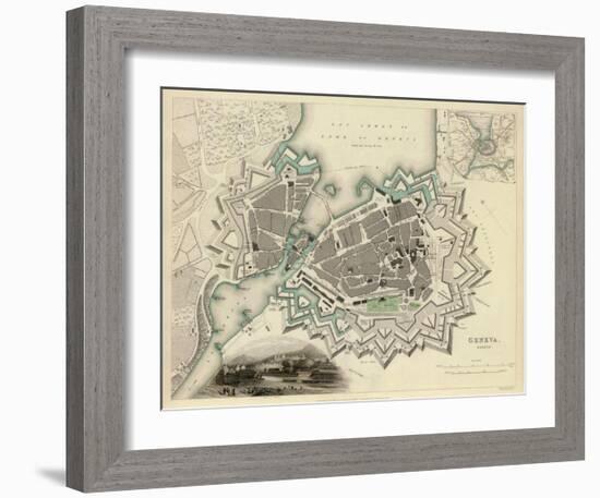 Geneva, Switzerland, c.1841-null-Framed Art Print