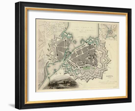 Geneva, Switzerland, c.1841-null-Framed Art Print